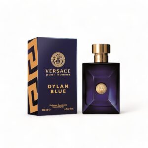 versace dylan blue Timeless Elegance featured bottle and box